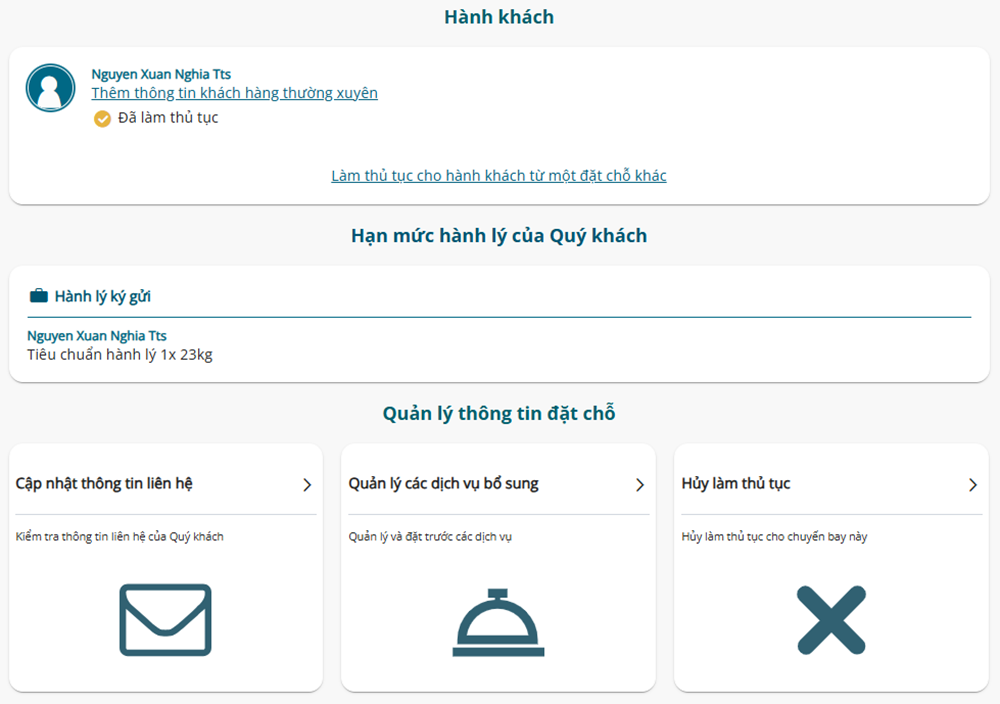 Hướng dẫn làm thủ tục trên website 6.3.